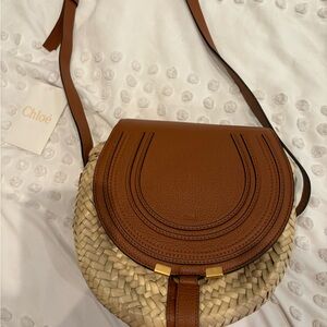 Chloe small Marcie crossbody basket bag